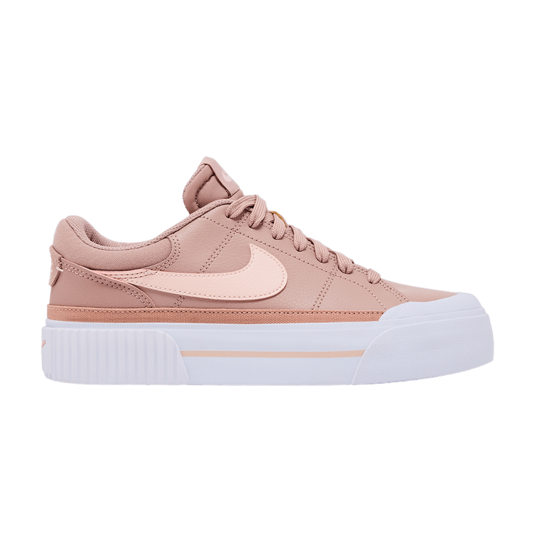 Nike Wmns Court Legacy Lift 'Particle Pink' — Particle Pink/Rose Gold/White/Washed Coral