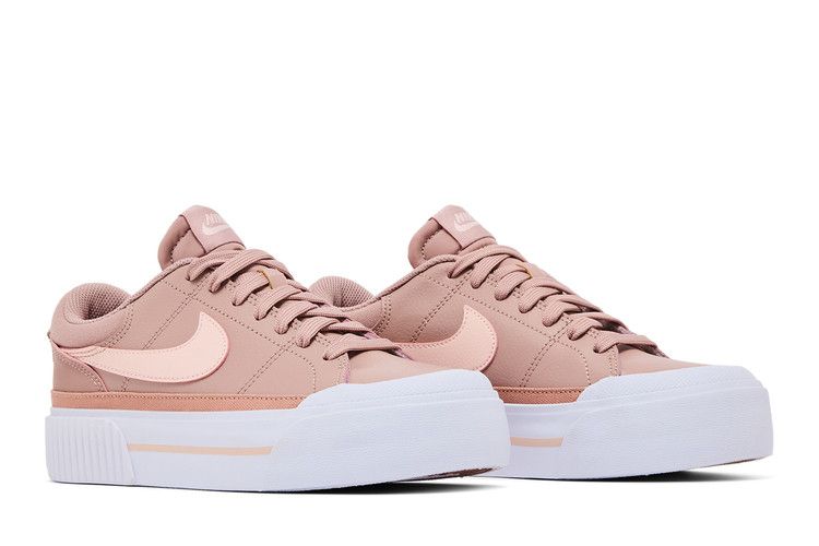 Nike Wmns Court Legacy Lift 'Particle Pink' — Particle Pink/Rose Gold/White/Washed Coral (9)