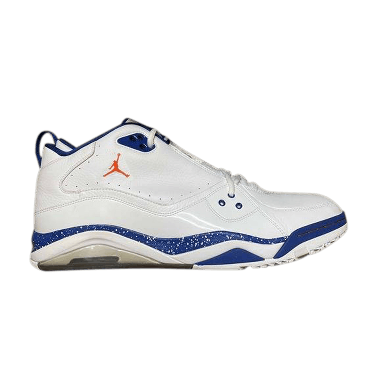 Air Jordan Ol' School 3 5/8th 'Jared Jeffries - Knicks Home' PE — White/Orange Flash/Blue Ribbon