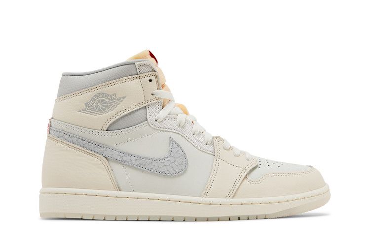 Air Jordan 1 High Retro OG 'Sail Elephant Print' — Sail/University Red/Pale Ivory/Coconut Milk/Phantom/Coconut Milk