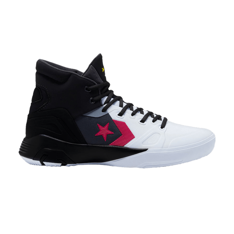 Converse G4 High 'White Blue Solar' — Black/White/Solar Red