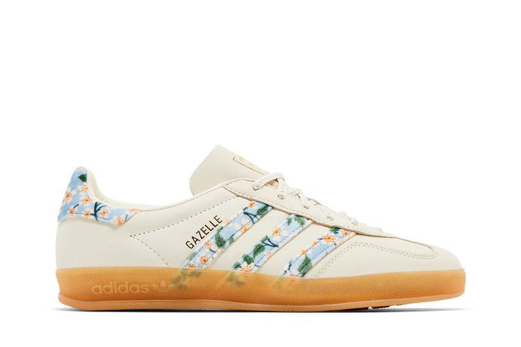 Liberty London x adidas Wmns Gazelle Indoor 'Mitsi Day' — Crew White/Gold Metallic/Tactile Blue