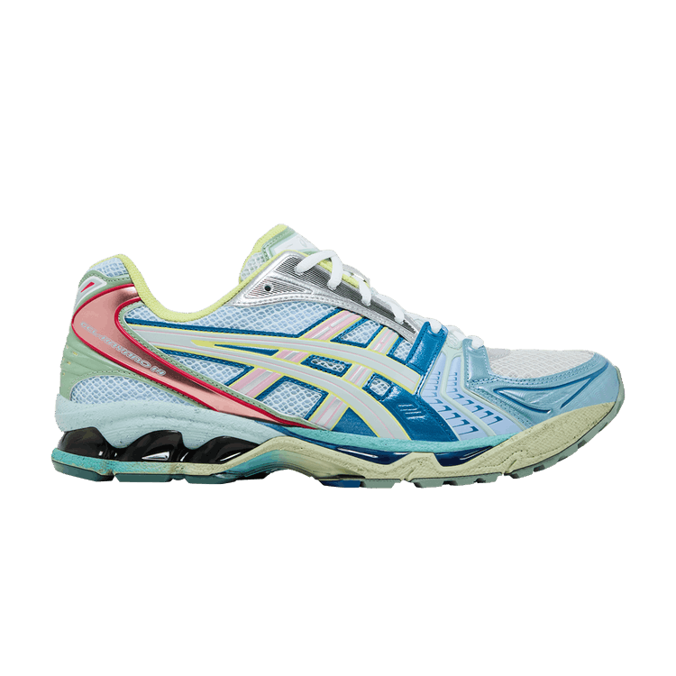 FACETASM x ASICS GEL-Kayano 14 'Organic Beauty' — Green/Blue/Pink/Silver