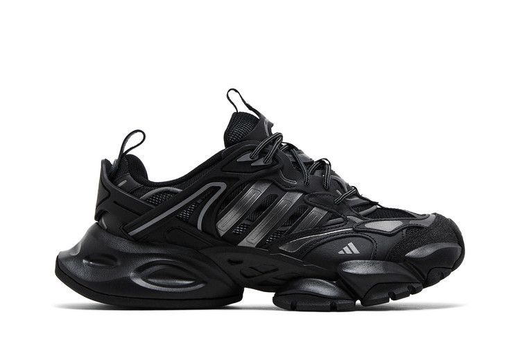 adidas XLG Runner Deluxe 'Black' — Core Black/Iron Metallic/Core Black