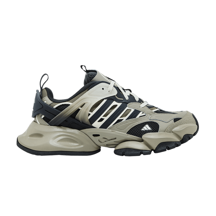 adidas XLG Runner Deluxe 'Grey Black' — Silver Pebble/Carbon/Ivory
