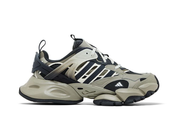 adidas XLG Runner Deluxe 'Grey Black' — Silver Pebble/Carbon/Ivory