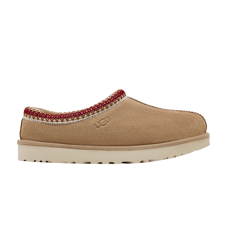 UGG Wmns Tasman 2 Slipper 'Sand Dark Cherry' — Sand/Dark Cherry
