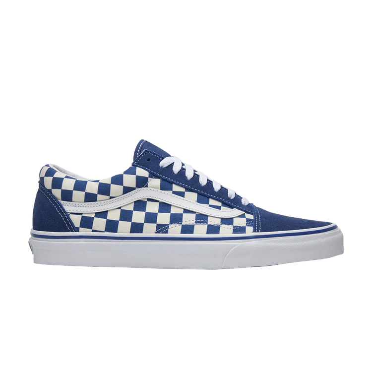Vans Old Skool 'Blue Checkerboard' — Blue/White