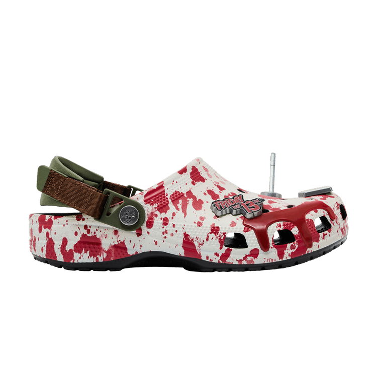 Friday The 13th x Crocs Classic Clog 'Horror Pack - Jason' — Red/Tan/Green