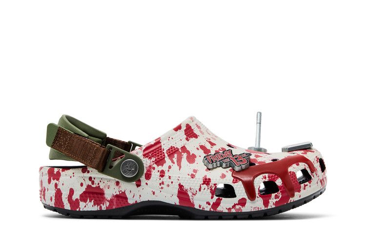Friday The 13th x Crocs Classic Clog 'Horror Pack - Jason' — Red/Tan/Green