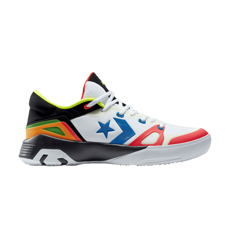 Converse G4 Low 'White Multicolor' — White/Volt/Black