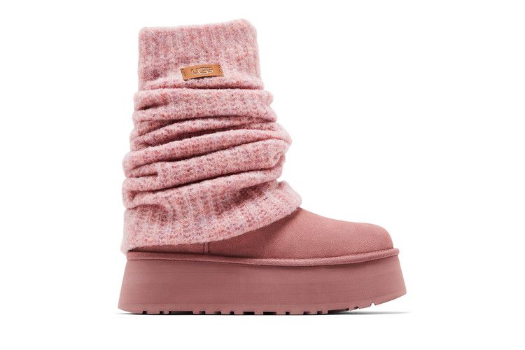 UGG Wmns Classic Mini Dipper Legwarmer 'Pink Dawn' — Pink Dawn
