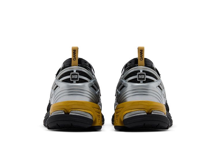 GANNI x New Balance 1906L 'Snakeskin Black Silver' — Fall Leaf/Black/Silver Metallic