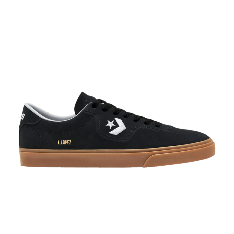 Converse Louie Lopez Pro Cons Low 'Black Gum' — Black/White/Gum
