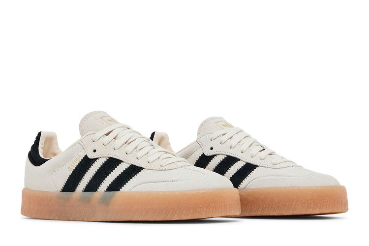 adidas Wmns Sambae 'Wonder White Black Gum' — Wonder White/Core Black/Gum