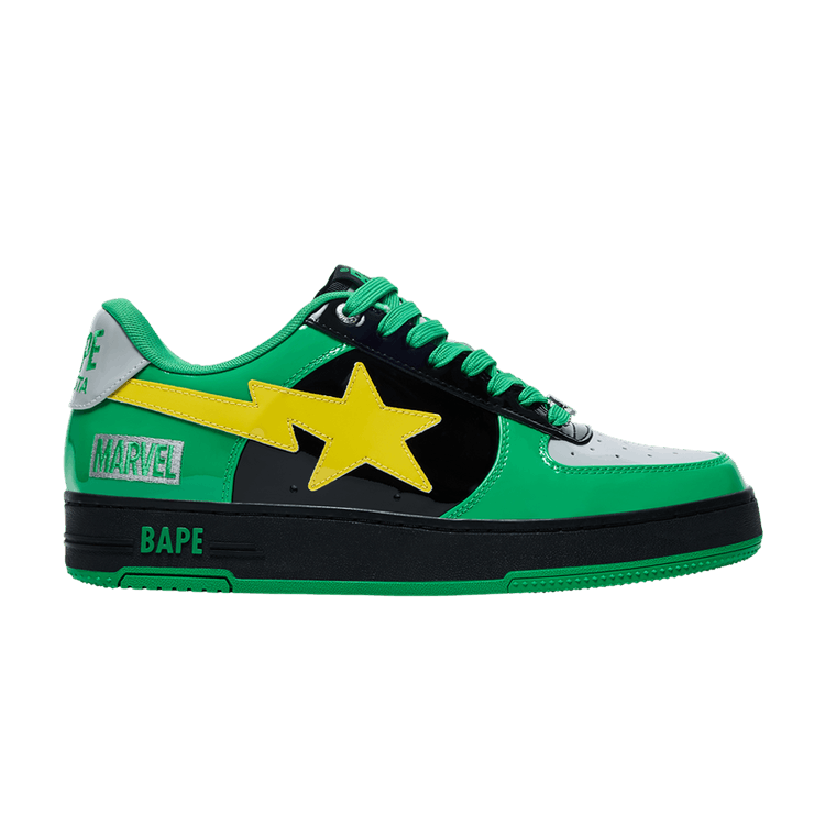 Marvel x Bapesta 'Dr. Doom' — Green/Black/Silver/Yellow