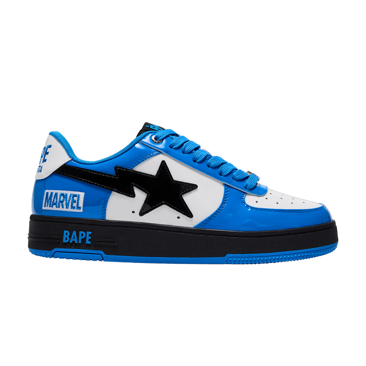Marvel x Bapesta 'Mr. Fantastic &amp; Invisible Woman' — Blue/White/Black