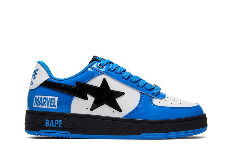 Marvel x Bapesta 'Mr. Fantastic &amp; Invisible Woman' — Blue/White/Black
