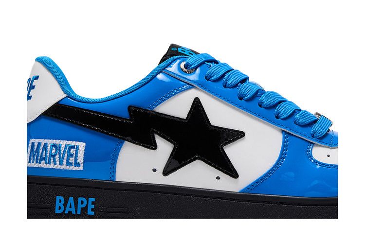 Marvel x Bapesta 'Mr. Fantastic & Invisible Woman' — Blue/White/Black