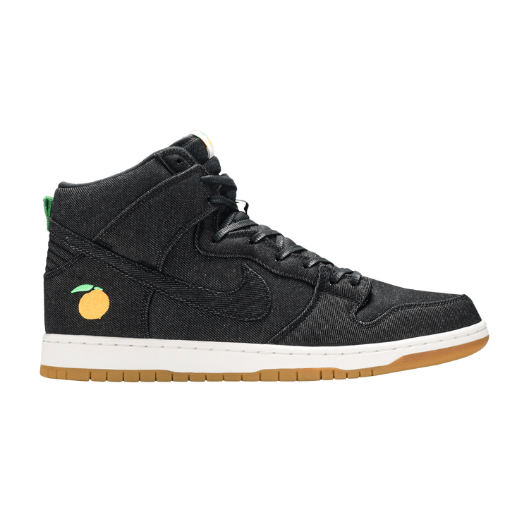 Momofuku x Nike Dunk High Pro SB — Black/Black/White/Laser Orange