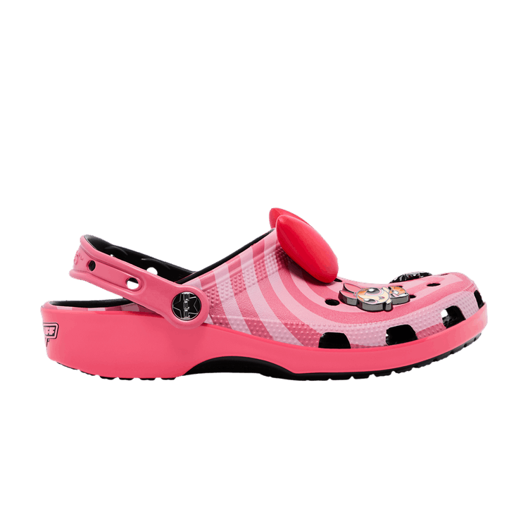 Crocs Wmns Classic Clog 'The Powerpuff Girls - 'Blossom' — Pink/Black