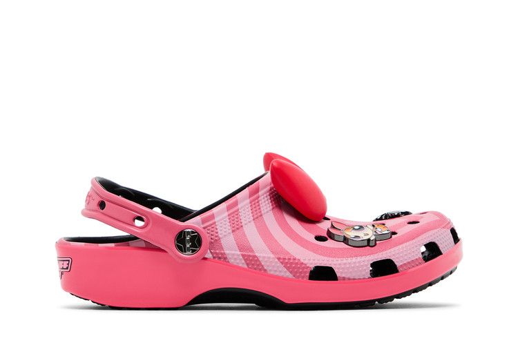Crocs Wmns Classic Clog 'The Powerpuff Girls - 'Blossom' — Pink/Black