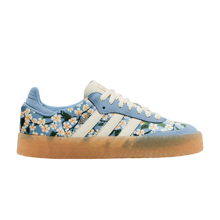 Liberty London x adidas Wmns Sambae 'Blue Cream White' — Blue/Cream White/Gold Metallic