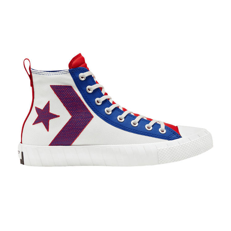 Converse UNT1TL3D High 'Rush Blue Red' — White/Rush Blue/University Red