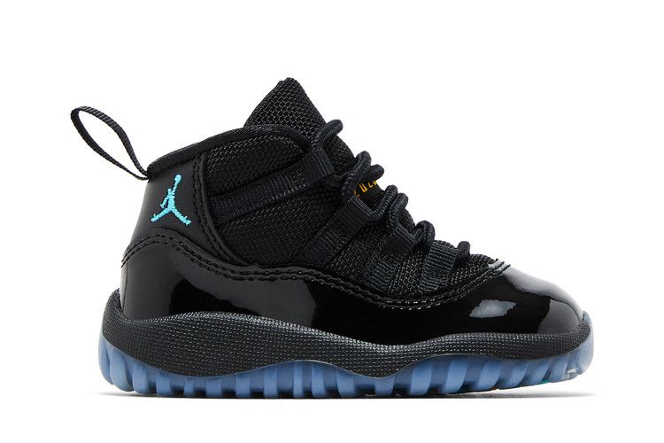 Air Jordan 11 Retro TD 'Gamma Blue' 2025 — Black/Gamma Blue/Black/Varsity Maize