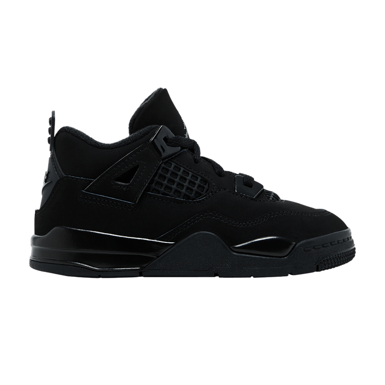 Air Jordan 4 Retro TD 'Black Cat' 2025 — Black/Light Graphite/Black