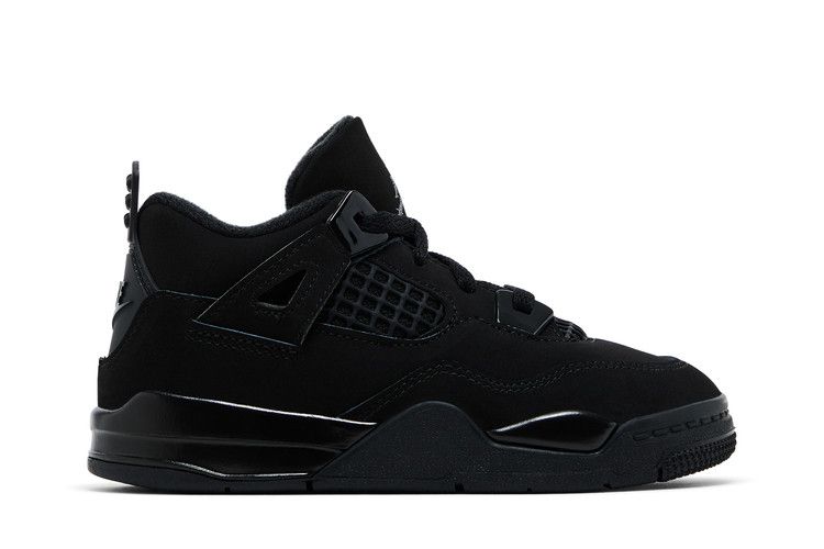 Air Jordan 4 Retro TD 'Black Cat' 2025 — Black/Light Graphite/Black