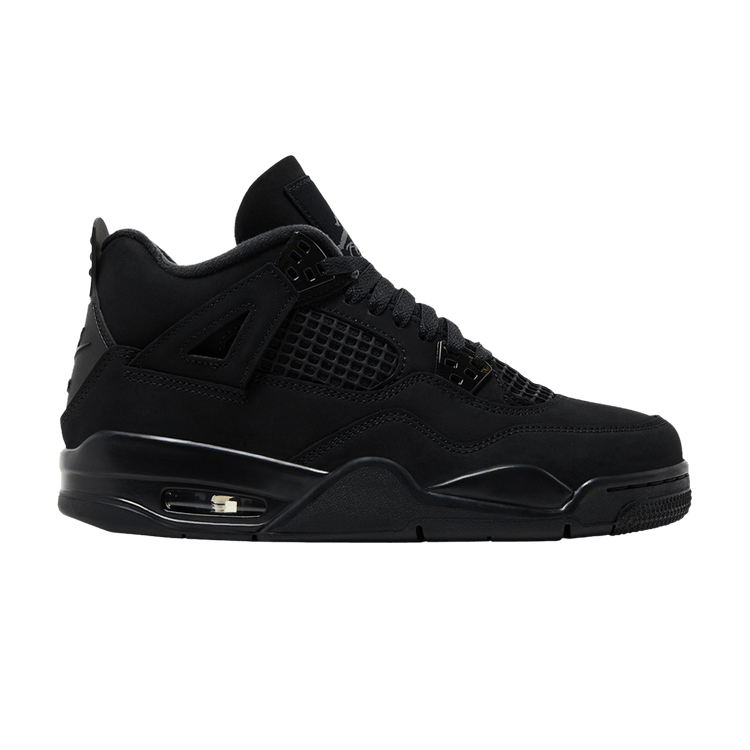 Air Jordan 4 Retro GS 'Black Cat' 2025 — Black/Light Graphite/Black