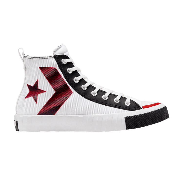 Converse UNT1TL3D High 'Not a Chuck - White University Red' — White/University Red/Black