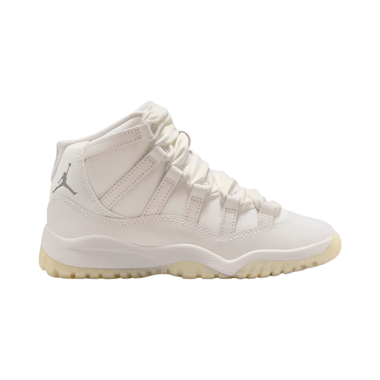 Air Jordan 11 Retro PS 'Pearl / Grand Finale' — Sail/Pearl Grey/White/Metallic Silver