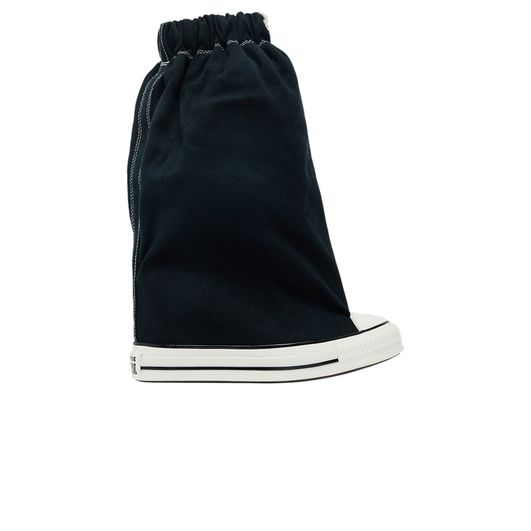 Vaquera x Converse Wmns Chuck Taylor All Star XHi Slouch Wedge 'Black' — Black/White/Egret