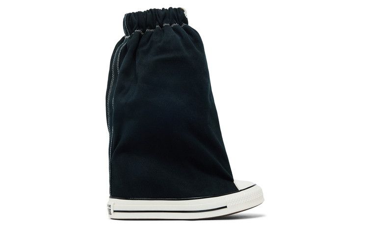 Vaquera x Converse Wmns Chuck Taylor All Star XHi Slouch Wedge 'Black' — Black/White/Egret