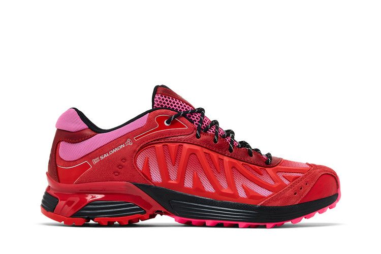 Aries x Salomon XT-Whisper 'Fiery Red Fuschia' — Fiery Red/Fuchsia Pink/Black