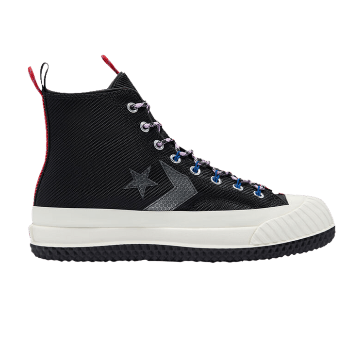 Converse Bosey MC High 'Metallic Vis - Black Grey' — Black/Grey/Red