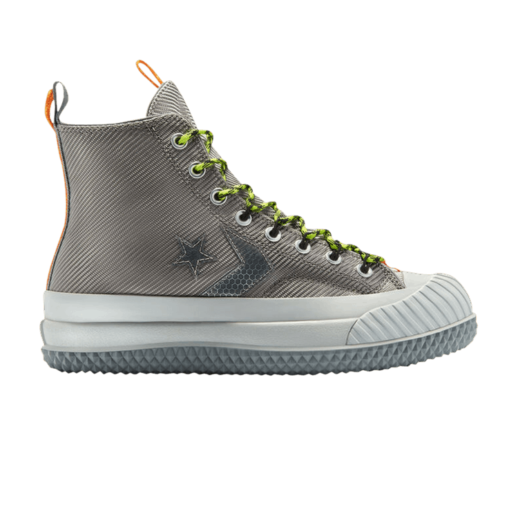 Converse Bosey MC High 'Metallic Vis - Grey Silver' — Grey/Grey/Orange
