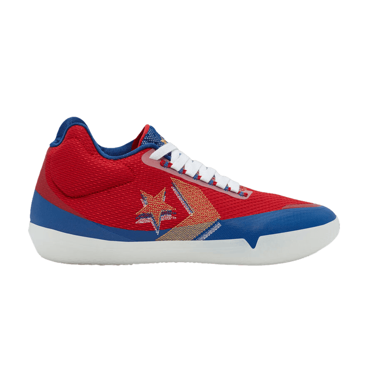 Converse All Star BB Evo Mid 'ABA' — Enamel Red/Rush Blue/White