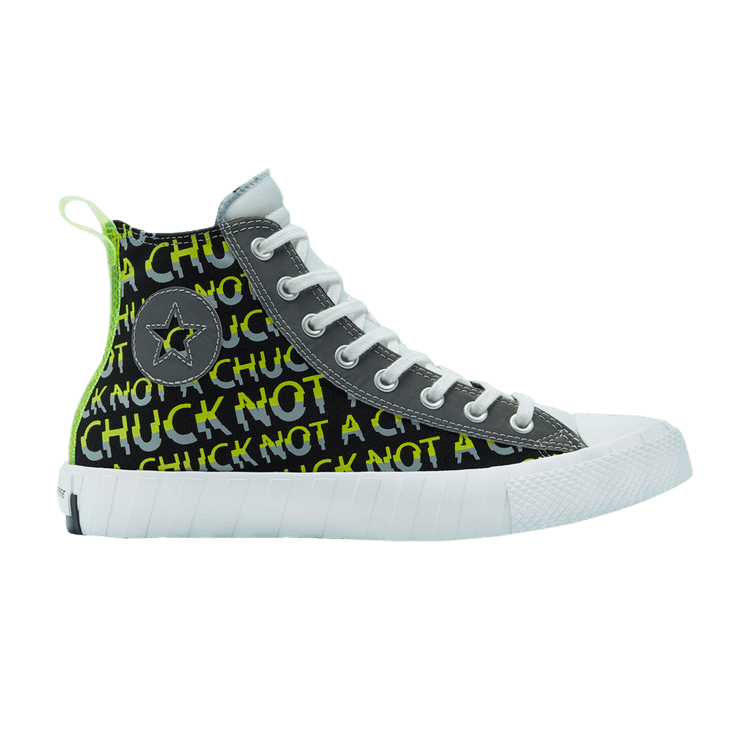 Converse UNT1TL3D High 'Not A Chuck - Hi-Vis Collection' — Black/Ash Stone/Lemon Venom
