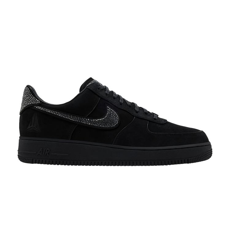 Swarovski x Nike Air Force 1 Low 'Ja Morant' — Black/Metallic Silver/Cobalt Bliss