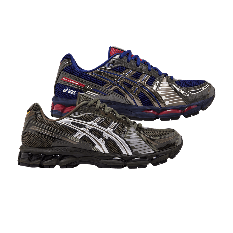 Marvel vs. Capcom x Kith x ASICS Gel Kayano 12.1 'Double Box - Captain America vs. Guile' With Comic Book — Multi-Color