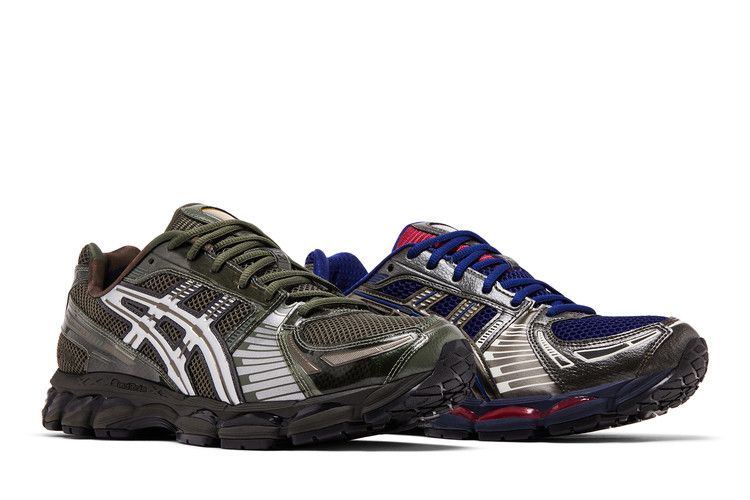 Marvel vs. Capcom x Kith x ASICS Gel Kayano 12.1 'Double Box - Captain America vs. Guile' With Comic Book — Multi-Color