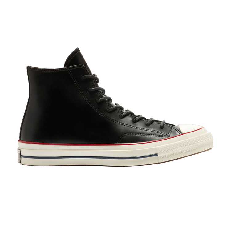 Converse Chuck 70 High 'Color Leather - Black' — Black/Black/Egret