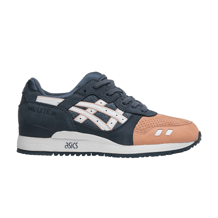 Ronnie Fieg x ASICS Gel Lyte 3 'Salmon Toe' — Navy/White/ Salmon