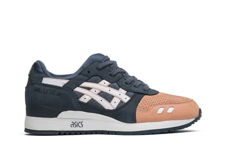 Ronnie Fieg x ASICS Gel Lyte 3 'Salmon Toe' — Navy/White/ Salmon