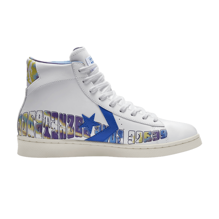 Converse Pro Leather High 'Peace, Love, and Basketball' — White