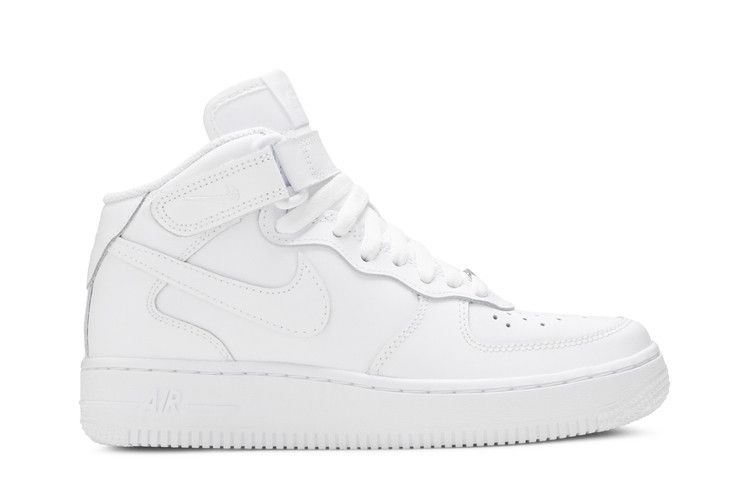 Nike Air Force 1 Mid '06 GS 'White' — White/White (2)