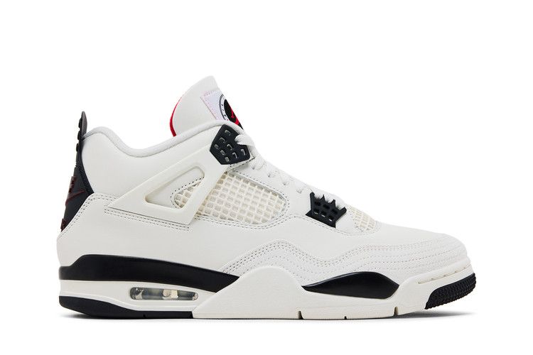 Air Jordan 4 Retro 'Flight Club' — Sail/Black/University Red